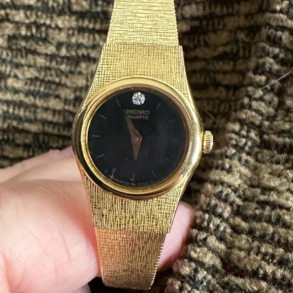 Seiko Quartz Single Diamond